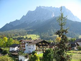 The Village of Ehrwald beneath the Zugspitze, 
Germany's highest mountain peak.
�Photo by Michael Reed ~ Creative World Travel