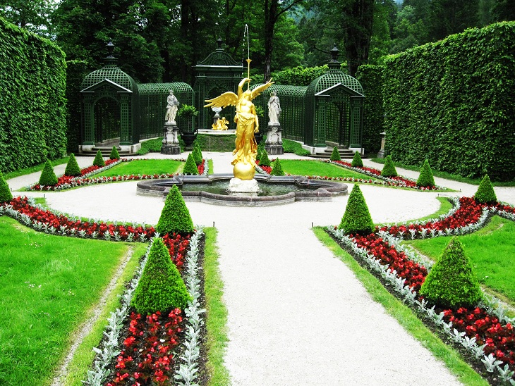 Garden of Linderhof Castle