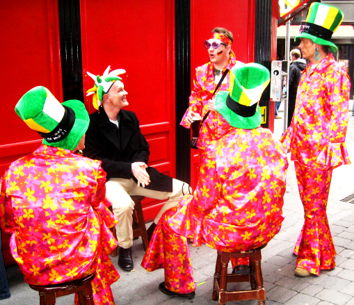 Older Lads All Dressed Up for the 2010 Saint Patrick's Day Festivities