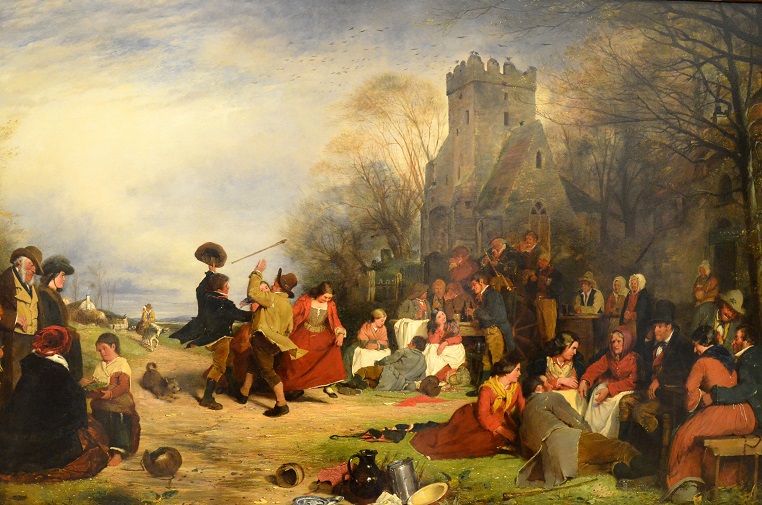 Saint Patrick's Day 1856 by Erskine Nicol