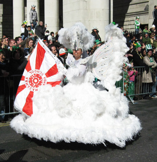 Samba School Queen at the 2007 St. Patrick's Day Parade