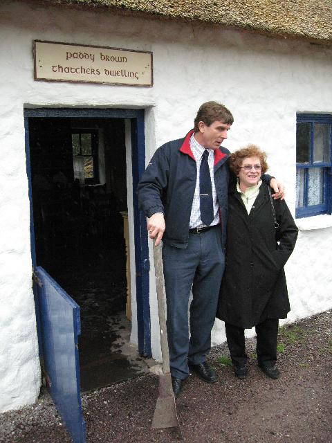Driver/Guide Tony McCarthy of Killarney with Mary Bolash