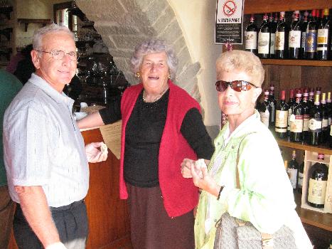 Nello and Louise Papi with Gina Barucci