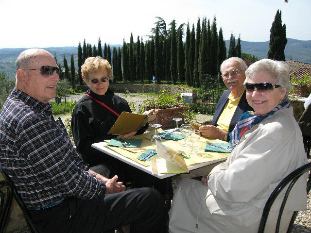 Lunch at La Bottega in Volpaia, Chianti